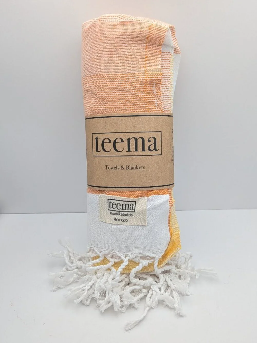 Teema Turkish Towel THE YELLOW LAYERS 68 x 38